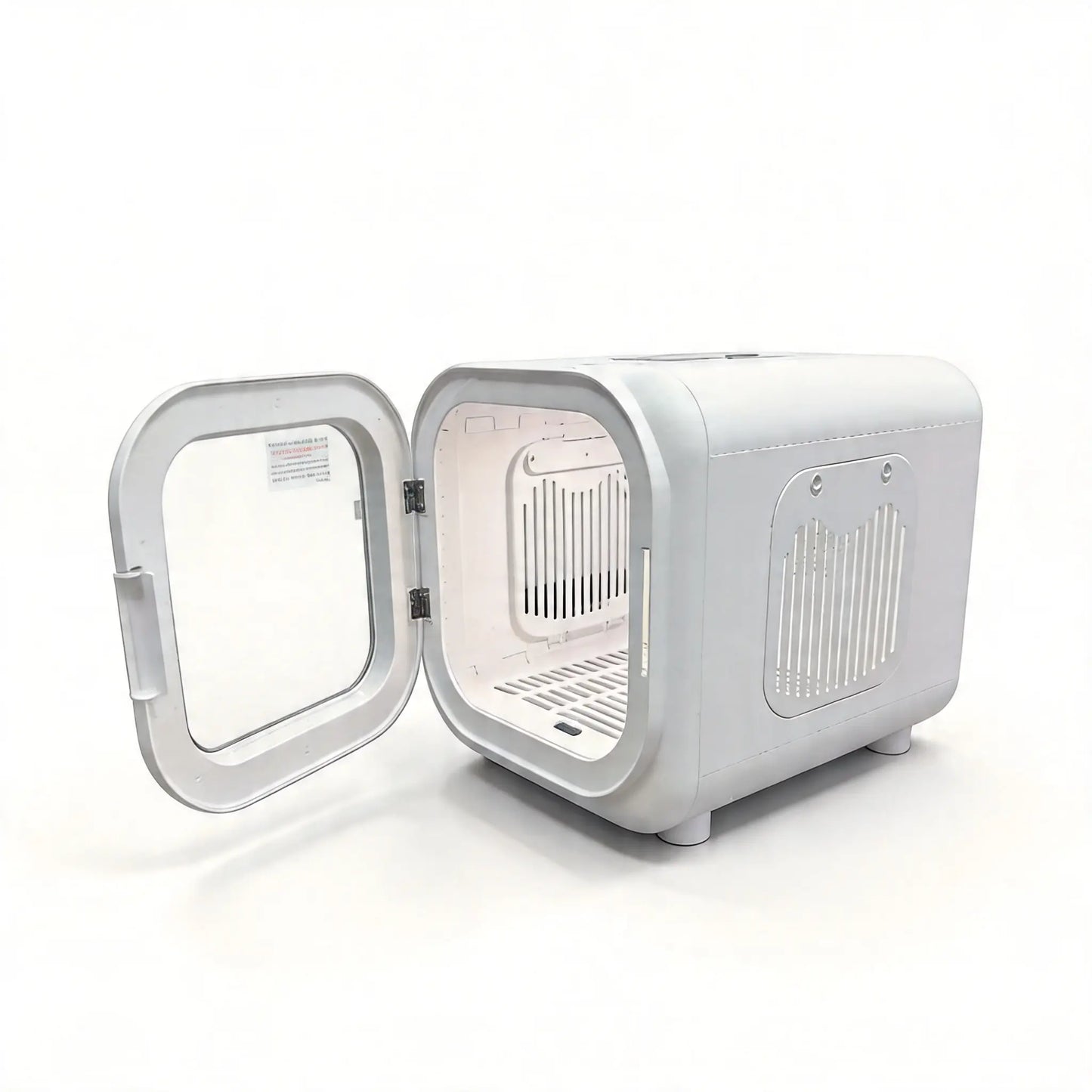 62L pet dryer box right side view - quiet safe pet dryer for cats and small dogs
